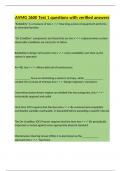 AVMG 3600 Test 1 questions with verified answers&period;