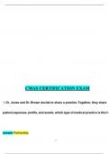 CMA Certification Exam 2025 Questions and Answers 100&percnt; Pass