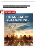 Solution Manual for Financial Accounting 11th Edition Robert Libby&comma; Patricia Libby&comma; Complete Chapters 1 - 13&comma; Verified Newest Version