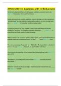 AVMG 4200 Test 1 questions with verified answers&period;