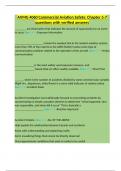 AVMG 4060 Commercial Aviation Safety&colon; Chapter 5-7 questions with verified answers