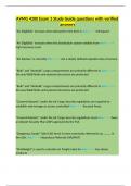AVMG 4200 Exam 3 Study Guide questions with verified answers&period;