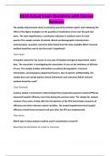 D514 Actual Exam Questions with Correct Answers