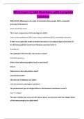 D514 Exam 1&vert; 160 Questions with Complete Solutions