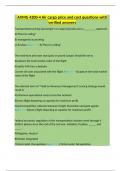 AVMG 4200-4 Air cargo price and cost questions with verified answers