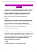 D514 - Pre-test Exam Questions with Complete Solutions