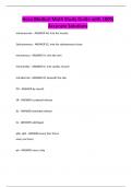 Hosa Medical Math Study Guide with 100&percnt; Accurate Solutions