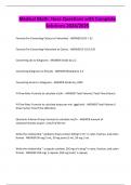 Hosa Medical Math  EXAMS BUNDLE WTH Q&As&comma; LATEST UPDATE 2025
