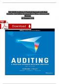 TEST BANK Auditing&colon; A Practical Approach with Data Analytics 2nd Edition by Laura Davis Wiley&comma; Johnson and Moroney All Chapters 1-16 Complete Newest Edition Instant Download PDF