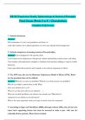 NR 503 Population Health&comma; Epidemiology & Statistical Principles Final Exam Week 5 to 8 &ndash; Chamberlain  Complete Full Course  &lpar;Latest 2025 &sol; 2026&rpar;&colon; Actual Questions with Verified Answers