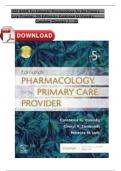 TEST BANK For Edmunds' Pharmacology for the Primary Care Provider&comma; 5th Edition by Constance G Visovsky&comma; Complete Chapters 1 - 25&comma; Newest Version &lpar;100&percnt; Verified&rpar;