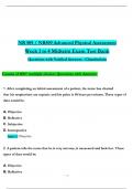 NR 509 &sol; NR509 Advanced Physical Assessment Week 1 to 4 Midterm Exam Test Bank &lpar;Latest 2025 &sol; 2026&rpar;&colon; Actual Questions with Verified Answers