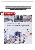 TEST BANK For Foundations of Financial Management&comma; 18th Edition by Stanley Block&comma; Geoffrey Hirt&comma; Bartley Danielsen Verified Chapter's 1 - 21 Complete Latest Newest Version