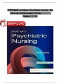 TEST BANK For Keltners Psychiatric Nursing&comma; 9th Edition By Debbie Steele&comma; Verified Chapters 1 - 36&comma; Fully Covered Complete Newest Version