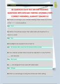 80 QUESTION STATE TEST DRIVERS TRAINING QUESTIONS WITH DETAILED VERIFIED ANSWERS &lpar;100&percnt;  CORRECT ANSWERS&rpar; &sol;ALREADY GRADED A&plus;
