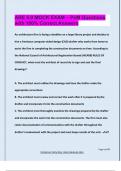 ARE 5&period;0 MOCK EXAM &ndash; PcM Questions  with 100&percnt; Correct Answers