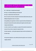 ARE 5&period;0 PJM Exam Questions with 100&percnt;  Correct Answers &vert; Graded A&plus;