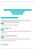 NR565 &sol; NR 565 Advanced Pharmacology Fundamentals Midterm Exam Study Guide &lpar;Latest 2025 &sol; 2026&rpar;&colon; Actual Questions with Verified Answers