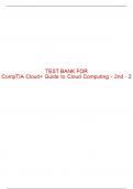 Test Bank For CompTIA Cloud&plus; Guide to Cloud Computing - 2nd - 2023 All Chapters