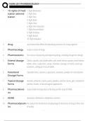 UPDATED&colon; NURS 251 PHARMACOLOGY &lpar;2025&rpar; comprehensive questions and  verified answers &lpar;elaborated&rpar; get it 100&percnt; accurate&excl;&excl;