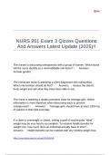 NURS 261 Exam 3 Qizzes Questions And Answers Latest Update &lpar;2025&rpar;&excl;&excl;