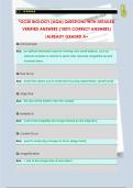 GCSE BIOLOGY &lpar;AQA&rpar; QUESTIONS WITH DETAILED  VERIFIED ANSWERS &lpar;100&percnt; CORRECT ANSWERS&rpar;  &sol;ALREADY GRADED A&plus;
