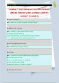 NURSING CAPSTONE QUESTIONS WITH DETAILED  VERIFIED ANSWERS &lpar;100&percnt; CORRECT ANSWERS&rpar;  &sol;ALREADY GRADED A