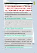 RN CONCEPT-BASED ASSESSMENT LEVEL 1 PRACTICE  B QUESTIONS WITH DETAILED VERIFIED ANSWERS  &lpar;100&percnt; CORRECT ANSWERS&rpar; &sol;ALREADY GRADED A&plus;
