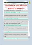 SOS BRAKE & BRAKING SYSTEM QUESTIONS WITH  DETAILED VERIFIED ANSWERS &lpar;100&percnt; CORRECT  ANSWERS&rpar; &sol;ALREADY GRADED A&plus;