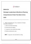 BHA4104 Strategic Leadership & Workforce Planning Comprehensive Finals Test &lpar;Qns & Ans&rpar; 2025