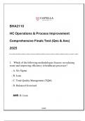 BHA2110 HC Operations & Process Improvement Comprehensive Finals Test &lpar;Qns & Ans&rpar; 2025&period;