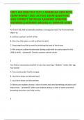 FIRST AID PRACTICE TEST 3 AMERICAN REDCROSS EXAM NEWEST 2025 ACTUAL EXAM QUESTIONS AND CORRECT DETAILED ANSWERS &lpar;VERIFIED ANSWERS&rpar; &vert;ALREADY GRADED A&plus;&vert;&vert;BRAND NEW&excl;&excl;