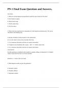 PN-1 Final Exam Questions and Answers&comma;&period;docx
