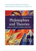 TEST BANK - Philosophies and Theories for Advanced Nursing Practice 4th Edition by Butts & Rich&comma; All 26 Chapters Covered&comma; Verified Latest Edition