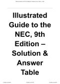 Illustrated Guide to the National Electrical Code &lpar;9th Edition&rpar; &ndash; Charles R&period; Miller Solution & Answer Guide