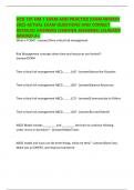 HCB 101 HM 1 EXAM AND PRACTICE EXAM NEWEST 2025 ACTUAL EXAM QUESTIONS AND CORRECT DETAILED ANSWERS &lpar;VERIFIED ANSWERS&rpar; &vert;ALREADY GRADED A&plus;