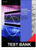 Test Bank for Managing Supply Chains A Logistics Approach International Edition 10th Edition by
