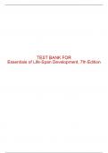 Test Bank For Essentials of Life-Span Development&comma; 7th Edition All Chapters