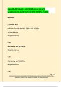 Spirit Airlines&colon; Limitations Exam  Questions and Answers 100&percnt; Pass