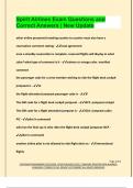 Spirit Airlines Exam Questions and  Correct Answers &vert; New Update