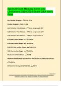 Spirit Airlines Memory Items and  Limitations 2024&sol;2025 Exam Q&A 100&percnt;  Pass