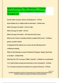 Spirit Airlines Test Review 1 Exam  Questions and Detailed Answers &vert;  Graded A&plus;