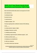 ELF EXAM PACKAGE DEAL QUESTIONS AND VERIFIED DETAILED ANSWERS &vert; 100&percnt; GUARANTEED PASS &vert; ALREADY GRADED A&plus;
