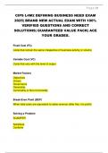 CIPS L4M2 DEFINING BUSINESS NEED EXAM  2025&vert; BRAND NEW ACTUAL EXAM WITH 100&percnt;  VERIFIED QUESTIONS AND CORRECT  SOLUTIONS&vert; GUARANTEED VALUE PACK&vert; ACE  YOUR GRADES&period;