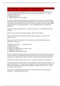 2025 MATERNITY AND PEDIATRIC NURSING END OF COURSE EXAM QUESTIONS WITH ANSWERS 2025&sol;2026 GRADED A&plus;