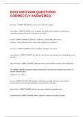 DSCI 549 EXAM QUESTIONS CORRECTLY ANSWERED&period;