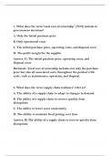 CIPS L4M1 - Question & Answer Past exam questions latest 2