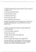 CIPS L4M1 - Question & Answer Past exam questions latest 4