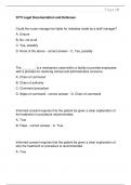 STTI Legal Documentation and Defenses