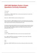 CMY1502 Multiple Choice 1 Exam Questions Correctly Answered&period;